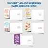 Decorably 50 Pack 4x6in Christian Birthday Cards Bulk Christian with