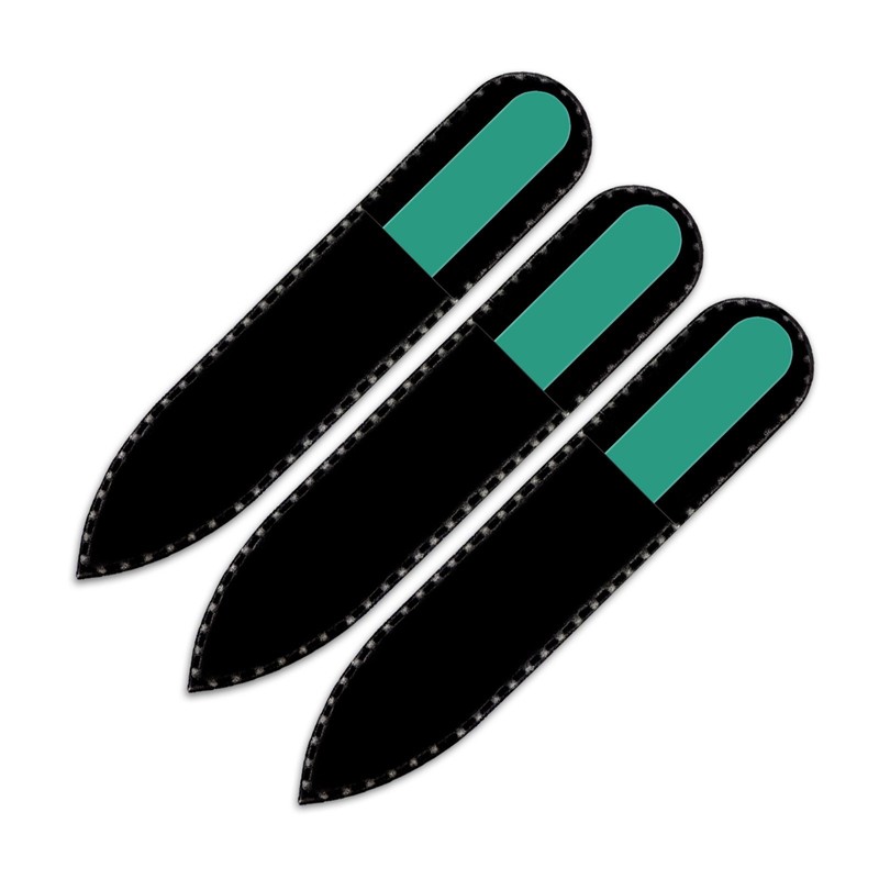 Mont Bleu Colour Crystal Nail File in Black Pouch -