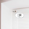 Hotop 6 Pieces 1 Inch Blind Brackets White Profile Box