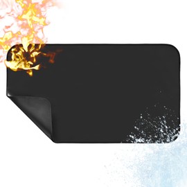 Fireplace Rug for Fireplaces Fire Resistant,28 X 48 Inches Fireproof Fireplace Mat Hearth Area Rug,Fireproof Rug for Fireplace Indoor & Outdoor(Size:M)