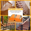 BLEKOO Orange Angled Drill Guide Jig with 4 Bits for