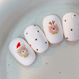 Pure J [x-mas collection] Rudolgomdol - Petit Oval / 퓨어제이[x-mas컬렉션] 루돌곰돌 - 쁘띠오벌
