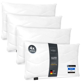 LILENO HOME Pillow 40 x 90 cm [Set of 4] as Cushion Filling, Bed or Decorative Cushion with Zip for Adjustment, Washable up to 95°C, Sofa Cushion & Decorative Cushion for Couch / Bed