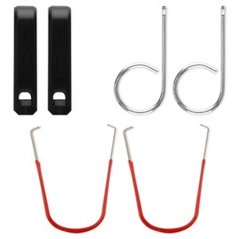 Thyonta 6 Pcs Wheel Lug Bolt Cover Removal Tool Hook Pry Tool for Hex Flower Cap Removal Automotive Tire Lug Nut Cap Remover Easy to Use Durable Alloy Metal for Cars