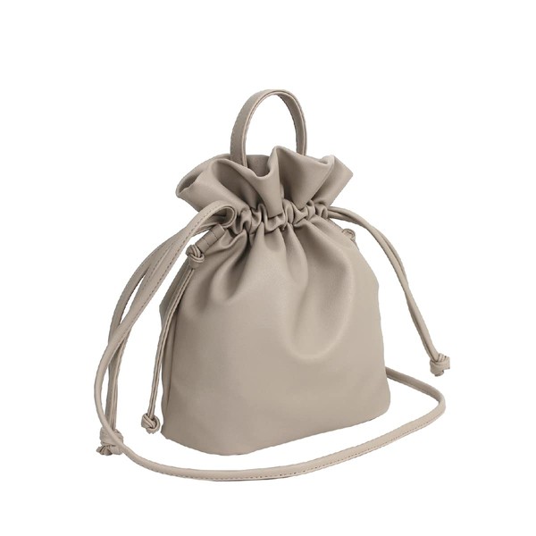 Giselle Women's Shoulder Bag, Drawstring Bag, 2-Way Mini Bag, Crossbody