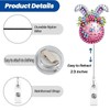DoxQcs DIY Diamond Art Painting Retractable Badge Clip, Retractable Badge