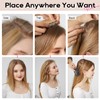REECHO Clip in Hair Volumizer, 2PCS 12 inch Short Thick