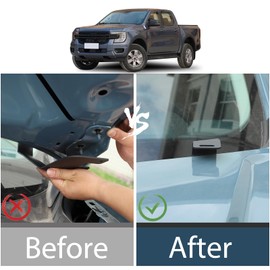 Car Hood Hinge Ditch Light Mount Brackets Compatible with Ford Maverick 2022-2025 Truck Hood Pod LED Spotlight Work Light Mounting Bracket Accessorie (Black A)