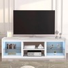 Vaczon TV Stand for 75" TVs, 66" LED Entertainment Center