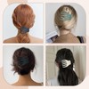 6Pcs Lay Flat Hair Claw Clips for Women French Stylish