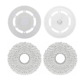 Mop Pad and Mop Pad Holder for Ecovacs Deebot T20 Omni, T20 PRO, T20 MAX Vacuum Cleaner, T20 Omni Mop Pad Board Plate Accessories and Mop Pad Replacement Part