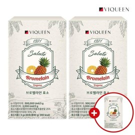 바이퀸2+1 1921살루트 브로멜라인 효소 파인애플 효소 BiQueen 2+1 1921 Salute Bromelain Enzyme Pineapple Enzyme
