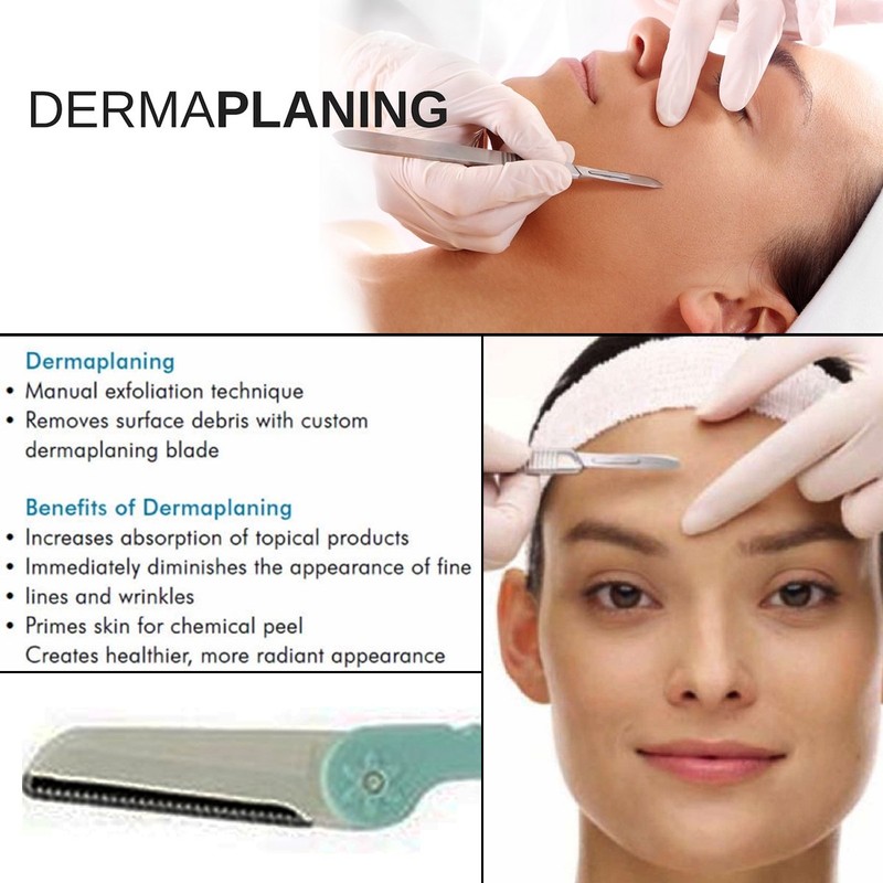 Glamza 3 Pack Eyebrow Brow Shaper Razor & Dermaplaning Safe