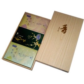 Baieido Incense Incense, Yobun Tree, Listening Comparison Paulownia Box