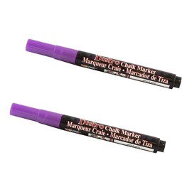 JAM Paper Markers - Fine Point Chalk Marker - Violet - 2/Pack