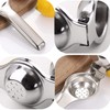 YAAVAAW Lemon Squeezer Manual Stainless Steel with 5pcs Measuring Spoon