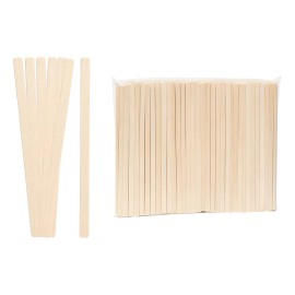 Agitador De Madera 14 Cms. 1000 Pz. Marrón Claro