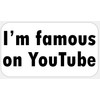 I'm Famous On YouTube - 25 Stickers Pack 2.25 x