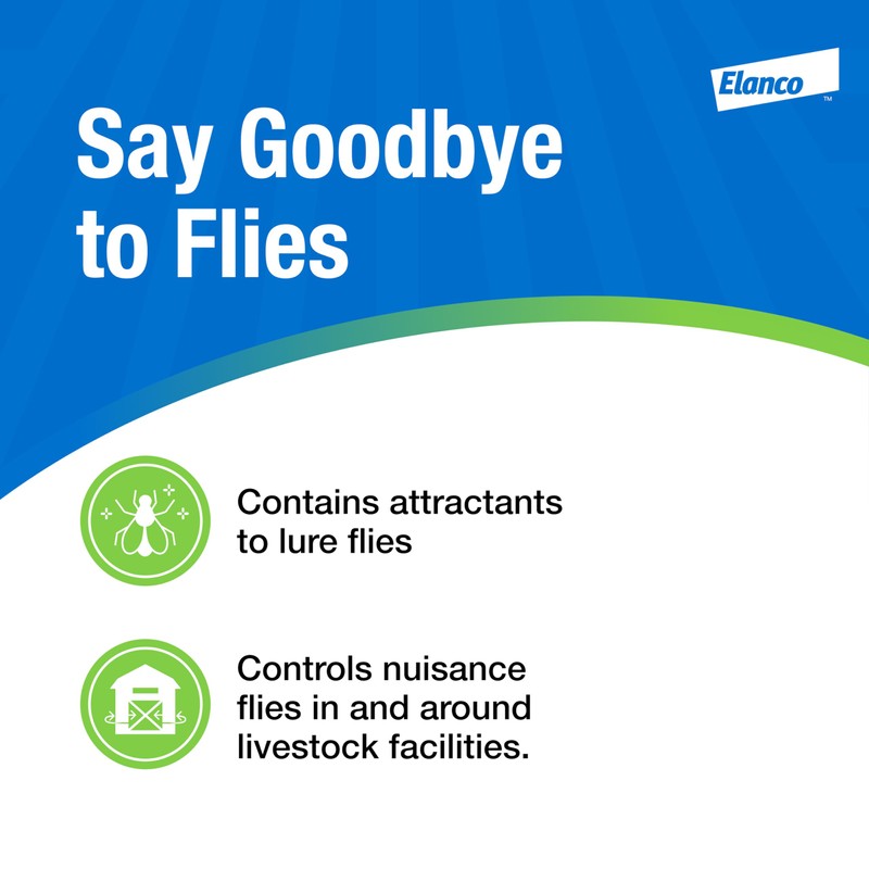 Elanco Animal Health QuickBayt Fly Bait | Premise for Livestock