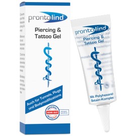 Prontolind antibakterielles Piercing-Gel 10ml - ideal auch als Dehnungshilfe für Ohrlöcher
