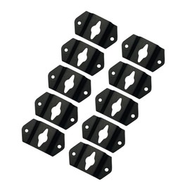 LABRIMP 10PCS Iron Speaker Hanger Bracket Surround Audio Connector for Wall Mounting Lightweight and Durable Speaker Accessories Easy to Install for Home Theater Setup