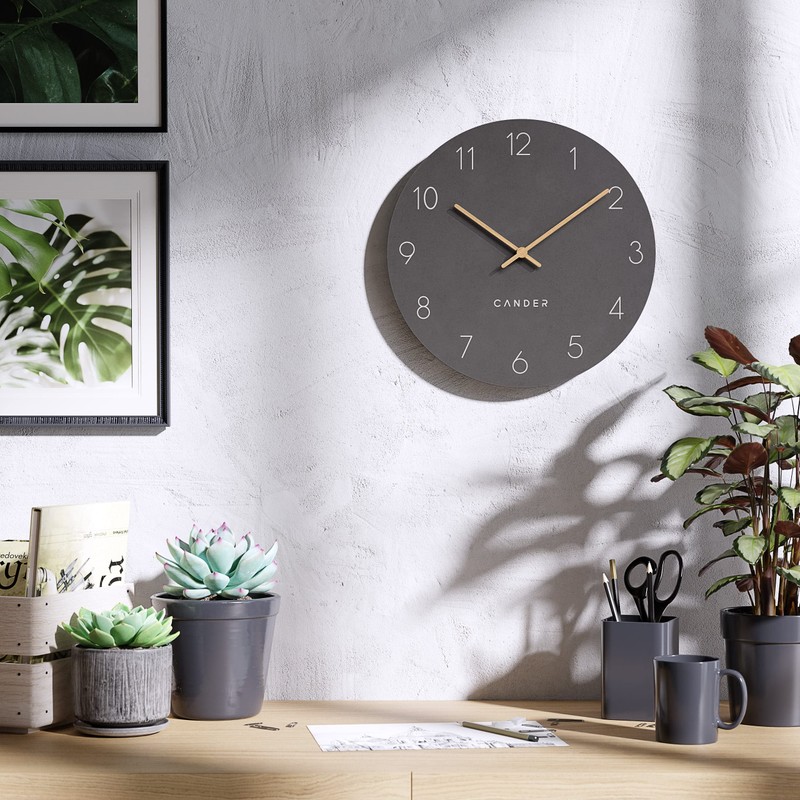 Cander Berlin MNU 2630 A Wall Clock Silent No Ticking