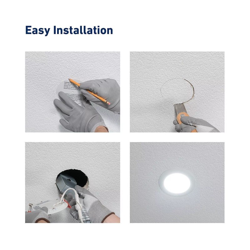 led republic 6'' 15W 120V 5000K Recessed Ultra Thin Ceiling