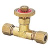 Flowbar Brass Intermediate Ring Needle Valve MVRW-0208 1/4x8