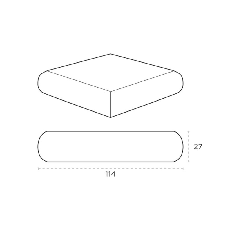 Jackson Woodturners Oak Flat Newel Cap Rebated to fit a