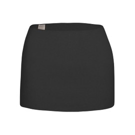 wobera ANGORA Body warmer or kidney warmer for men and women with 50% angora, lightweight design, black