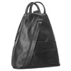 Samantha Look 019544 Women's Rucksack Genuine Leather, black, Einheitsgröße