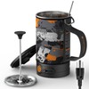 STOKE VOLTAICS Electric French Press Coffee Maker, 120V Boil Water