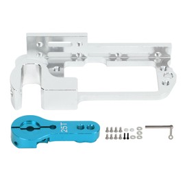 RC Servo Mount Bracket with 25T Arm Aluminum Alloy Anti Deformation Universal for Quadcopter Drone Blue