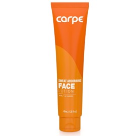 Carpe No-Sweat Face - Helps Keep Your Face, Forehead, and Scalp Dry - Sweat Absorbing Gelled Lotion - Plus Oily Face Control - With Silica Microspheres and Jojoba Esters