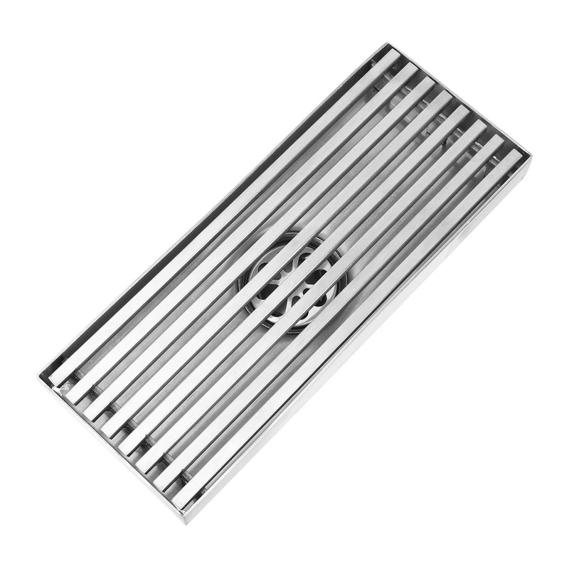 Linear Shower Drain Stainless Steel Odor Resistant Rectangular Floor Drain