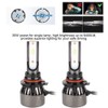 2Pcs 60W For 9005 H10 HB3 White Light Integrated Car