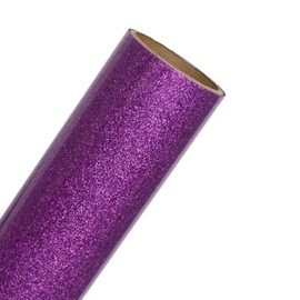 MerryMade Green Heat Transfer Vinyl HTV Roll Glitter PU 12" x 10 ft.| Easy to Cut, Weed & Transfer, Grass Green Iron On Vinyl for Cricut, Silhouette & Other Craft Cutter Cutting Machine (Grass Green)