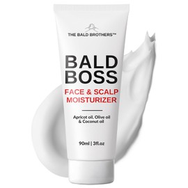 The Bald Brothers Cuidado De La Cabeza Calva Con Aceite De Semilla De Albaricoque | Hidratante Facial Y Cuero Cabelludo | Protege, Hidrata, Vegano, Sin Grasa, Mate | Hidratante De Cabeza Calva