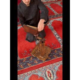 Big Size Adjustable Wooden Book Stand | Quran Bible Heavy Book Stand Holder
