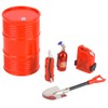 Fire Extinguisher Oil Drum Shovel Nitrogen Bottle Fit for SCX10