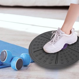 SM SunniMix Wobble Balance Board, Round Plate Portable Balance Board, Balance Trainer Board, Balance Training for Fitness Home Gym