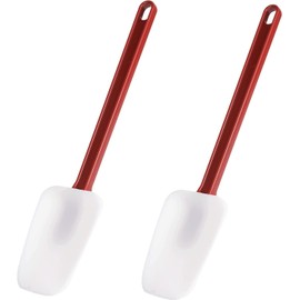 Commercial Spoonula Rubber Spatula Set, High Heat Spatula Spoon, Commercial Spatula for Cooking, Rubber Spatula Set (Style1, 25.5 * 6.5cm)