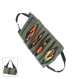 Unbranded 1Pc Mechanic Roll Up Heavy Duty Organizer Portable Storage Zipper Pouch Tool Bag