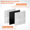 WRF736SDAM12 WRF736SDAM13 4-PACK Air Filter Replacement for Whirlpool Refrigerator WRF736SDAM14