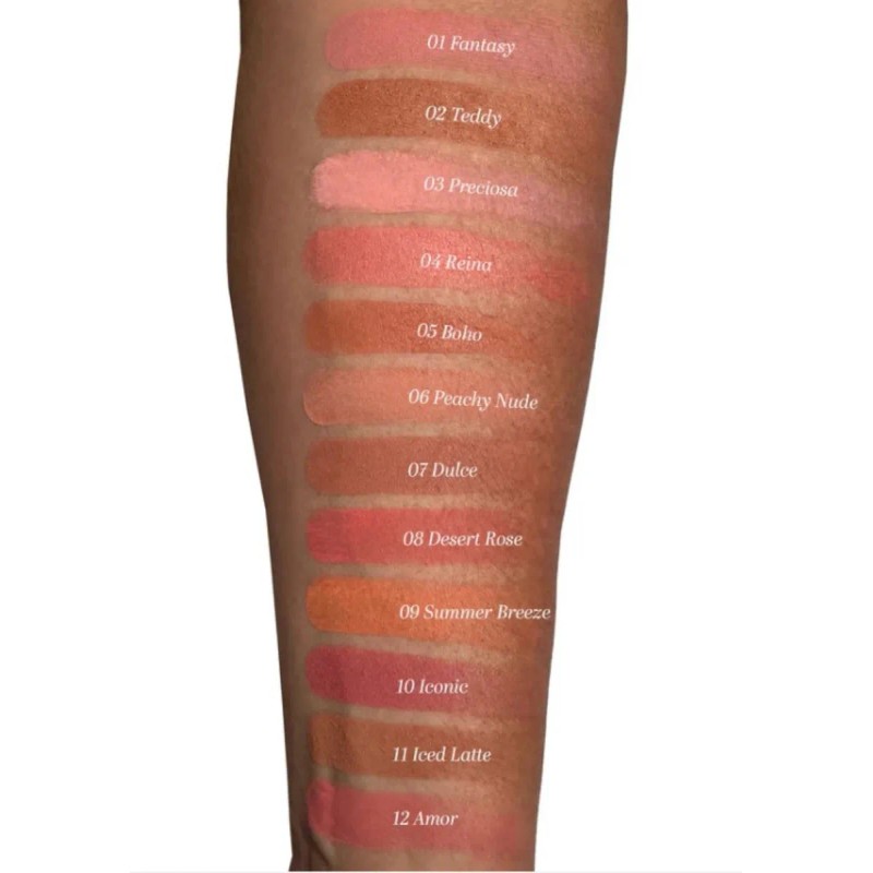 Rubor Italia Deluxe Blush Polvo Tono 01 Fantasy