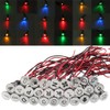 TuToy 12 8 mm LED Dashboard Warning Light Indicator Light