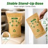 Disposable Vomit Bags, 2000cc Dual-Zip Kraft Paper, 6 Pack
