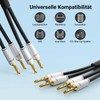 Tertullus 1 Pair of High-End Speaker Cable OFC Silver-Plated with