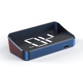 AMROOLOO Heads Up Display Car, GPS Speedometer Car, HUD, Digital Speedometer Car, LED Large Fon, USB Plug & Play, Suitable for All Cars