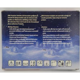 Unbranded German Tea Lights Pack of 12 FOIL HOLDER 12-3815-P